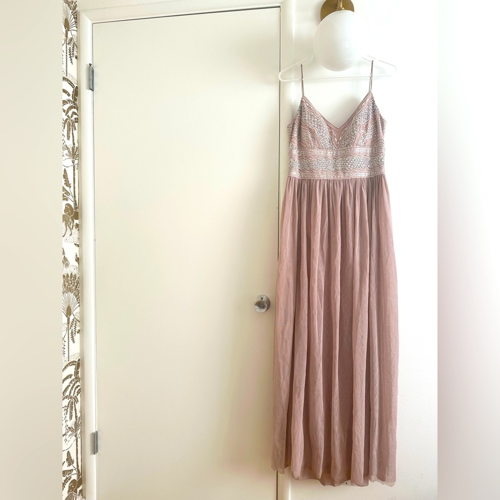 Adriana Papell Formal Wedding Guest Dress (size 10)